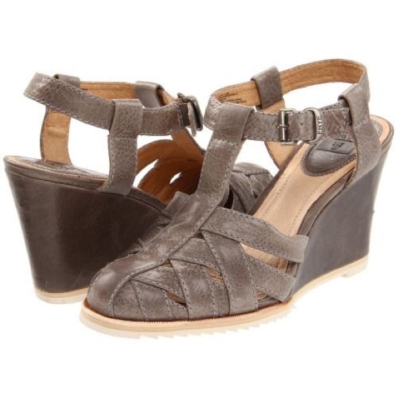 Frye Mayr Vintage Ankle Wedge - Picture 1 of 6